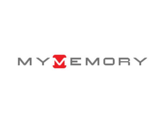 MyMemory.co.uk Vouchers Codes